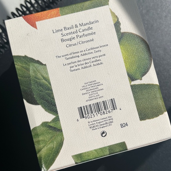 Jo Malone Lime Basil & Mandarin Scented Candle - 2.5in. - Brand New In Box! - Picture 3 of 9